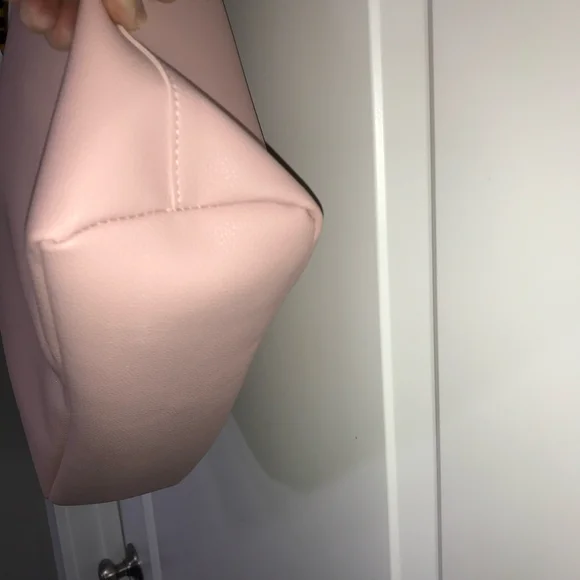 Vince Camuto Large PVC Pink Tote. 19 x 13 - Picture 4 of 9